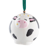 Belleek Classic Daisy the Cow Ornament
