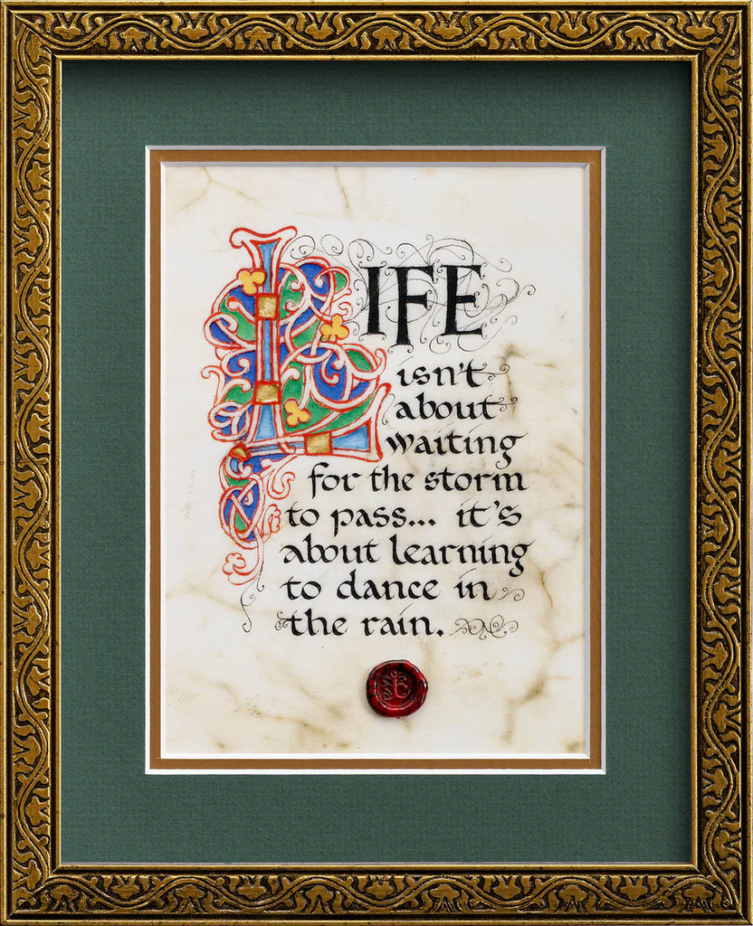 Dance in the Rain Framed Print