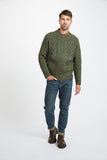 Handknit Traditional Aran Pullover