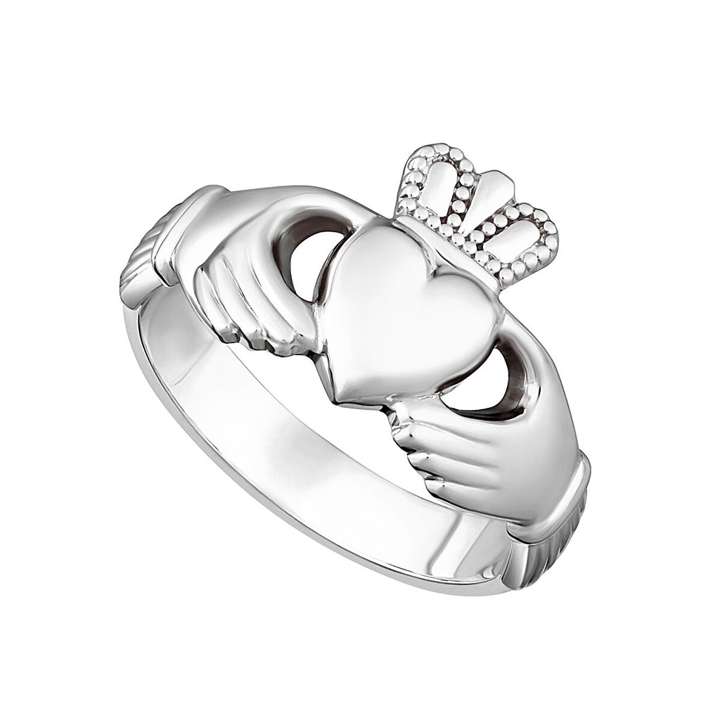 Claddagh Ring - Gents - Silver