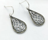 Teardrop Celtic Knot Earrings