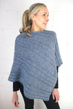 Scottish Shetland Wool Barra Cape - Burn