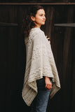 Scottish Shetland Wool Barra Cape - Gaulmogit