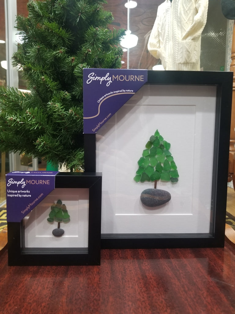 Seaglass Christmas Tree