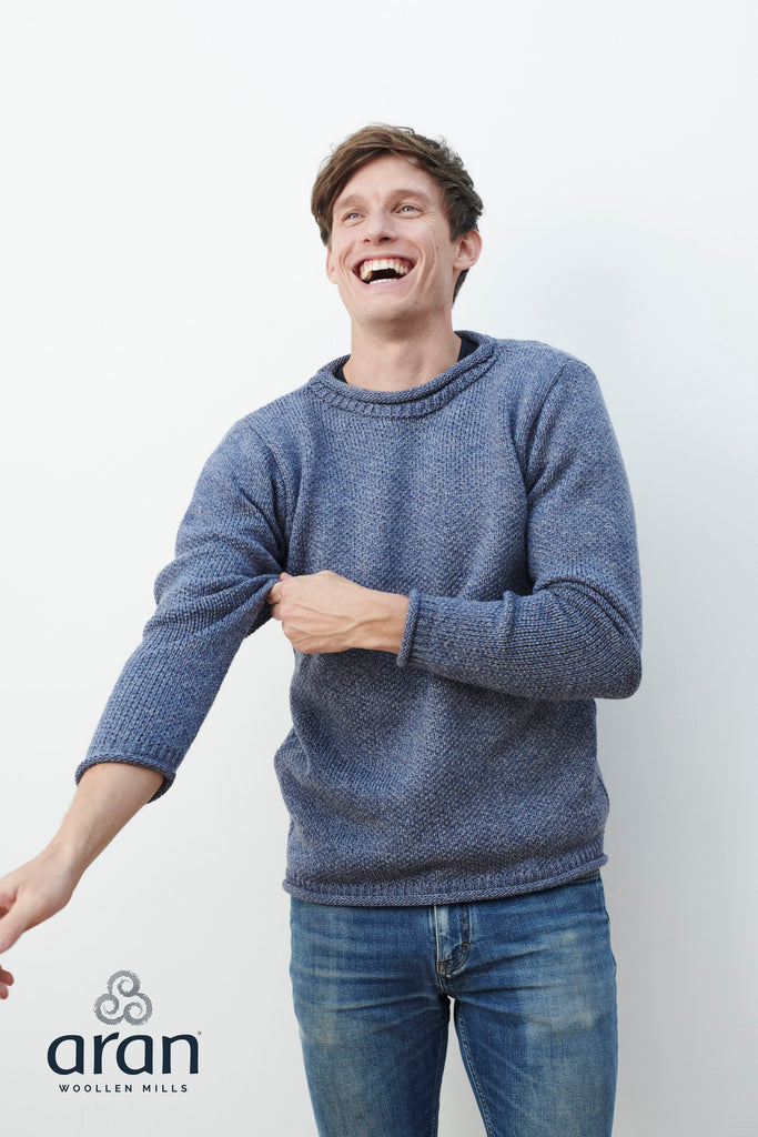 Classic Rollneck Pullover Denim