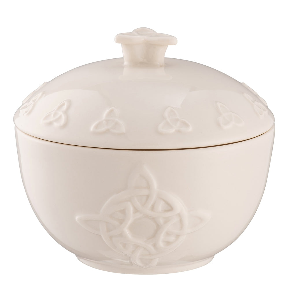 Trinity Knot Covered Sugar Bowl