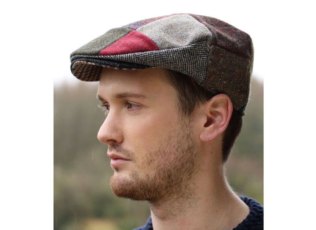 Patchwork Tweed Flatcap