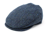 Blue Tweed Flatcap