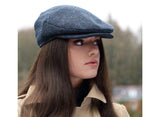 Blue Tweed Flatcap