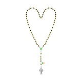 Connemara Marble Oval Bead Rosary