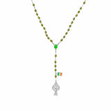 Connemara Marble Oval Bead Rosary
