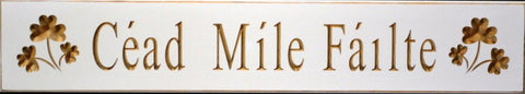 "Cead Mile Failte" Door Board