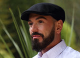 Black Wool Touring Cap