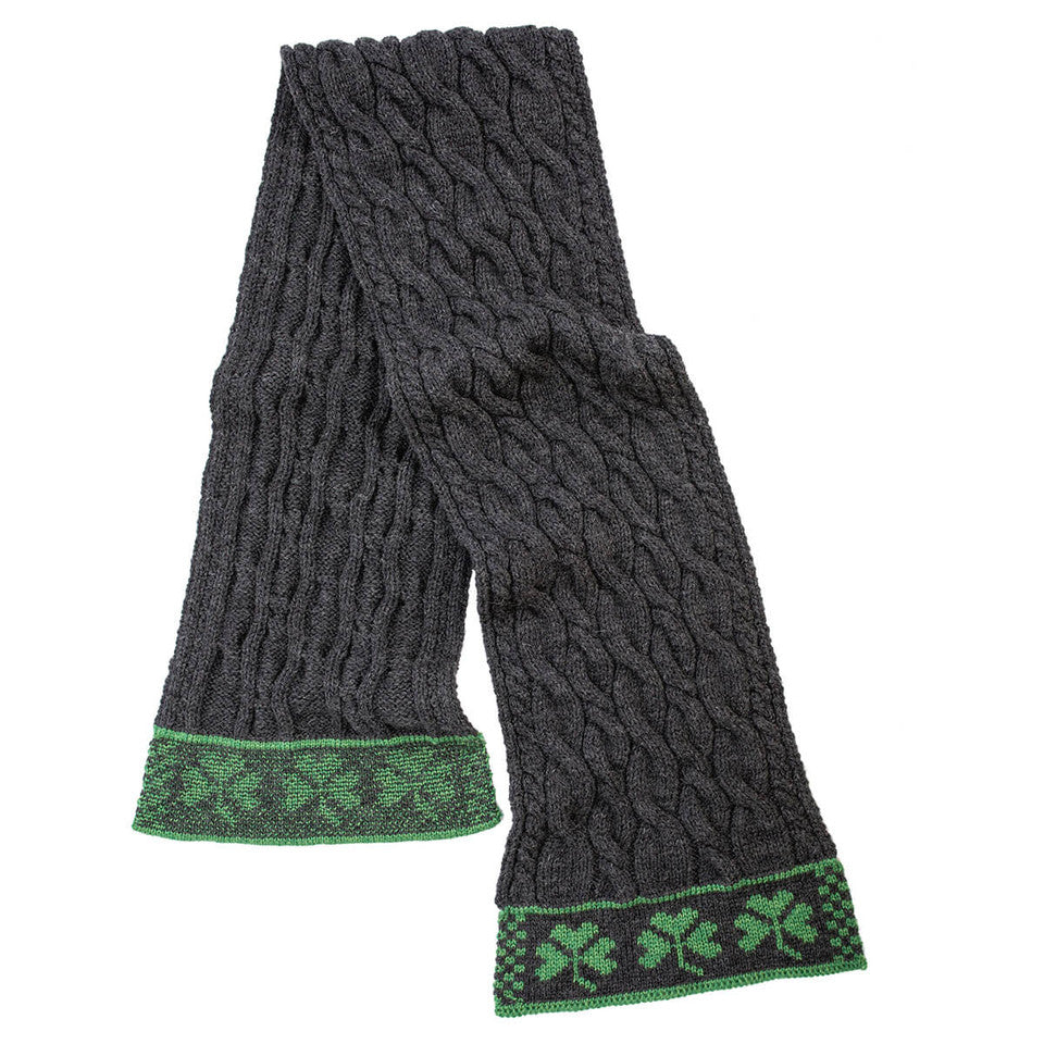 Shamrock Scarf - Grey