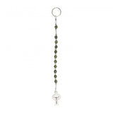 Connemara Marble Rosary Key Chain - Oval Bead