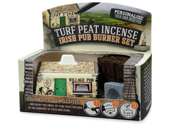 Irish Pub Turf Burner Set