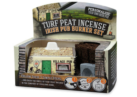 Irish Pub Turf Burner Set