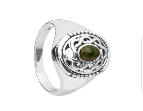 Connemara Marble Signet Ring