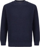 Crosshaven Ribbed Crew Neck - Navy