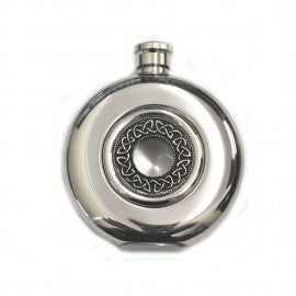 Celtic Knot Glass Center Flask