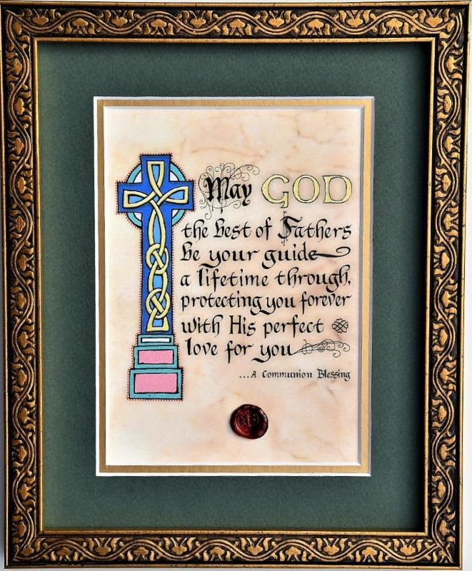A Communion Blessing Framed Print