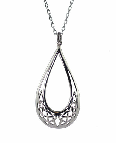 Celtic Knot Teardrop Pendant