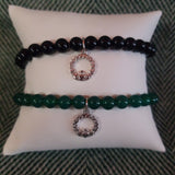 Claddagh Gemstone Bracelet (2 Options)
