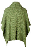 Blanket Poncho with Cowl Neck