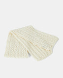 Aran Heritage Scarf - Cream
