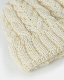 Aran Heritage Hat - Cream