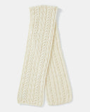 Aran Heritage Scarf - Cream