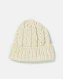 Aran Heritage Hat - Cream