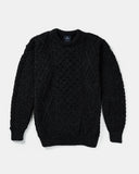 Heritage Aran Pullover - Charcoal