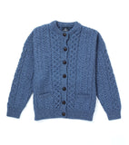 Traditional Aran Cardigan w/Pockets - New Color