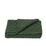 Diamond Pattern Throw - Meadow Green
