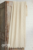 1 over 1 Throw with Lace Trim