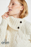 Sweater with Button Neck