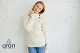 Sweater with Button Neck