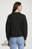 Heritage Aran Pullover - Charcoal