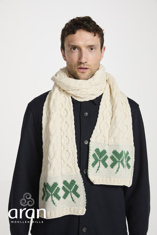 Shamrock Scarf - Cream