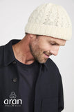 Aran Heritage Hat - Cream
