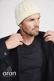 Aran Heritage Hat - Cream