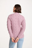 Ladies V-Neck Sweater - Pink