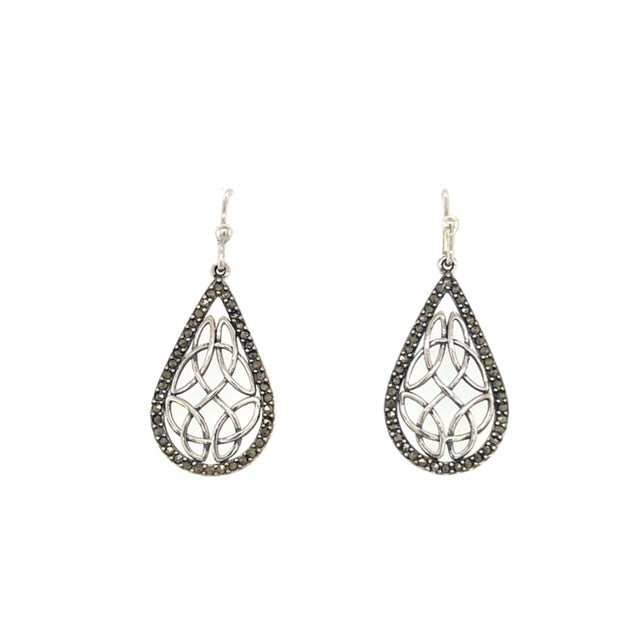 Teardrop Celtic Knot Earrings