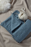 Patchwork Throw - Mist