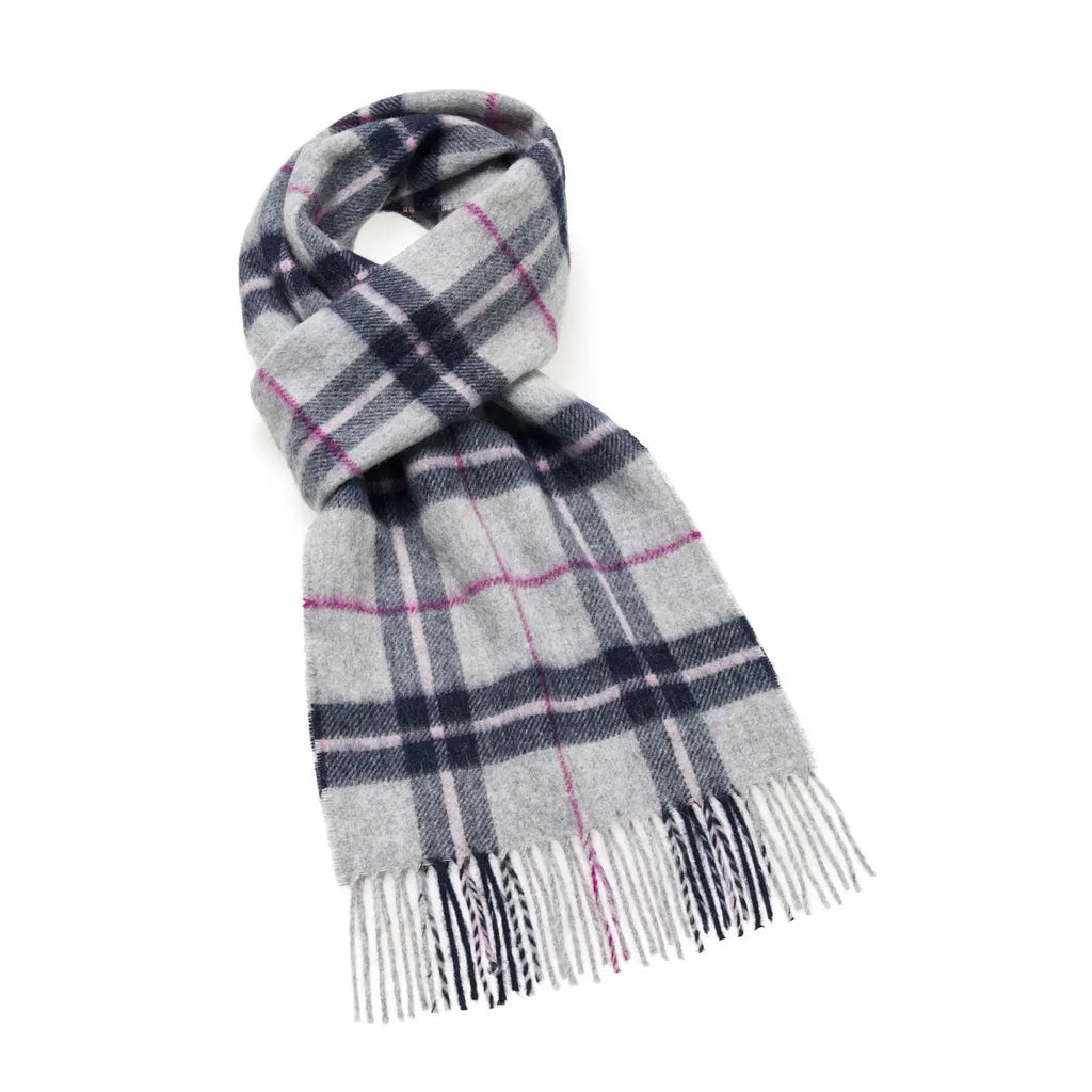 Ashby Fuschia Scarf - Merino Lambswool