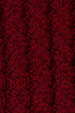V-Neck Poncho - Red
