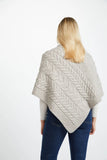 V-Neck Poncho - Red