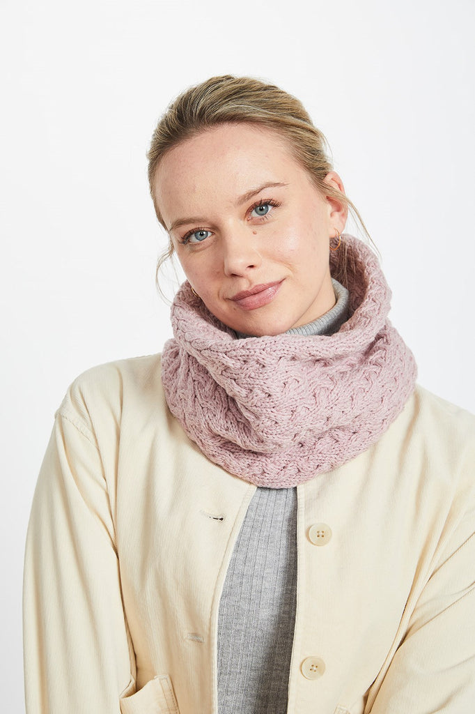Supersoft Merino Infinity Scarf - Winter Rose