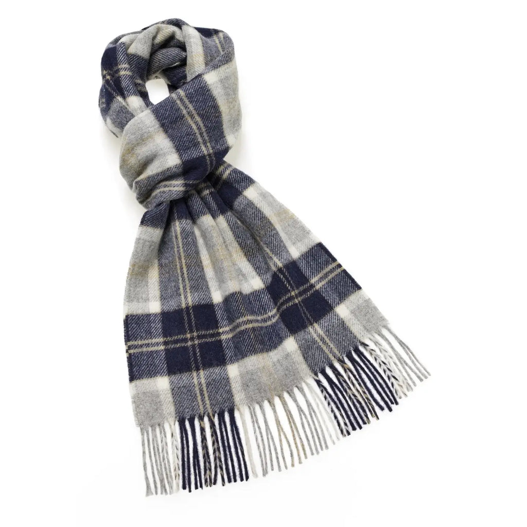 Bannochbrae Silver Tartan Scarf